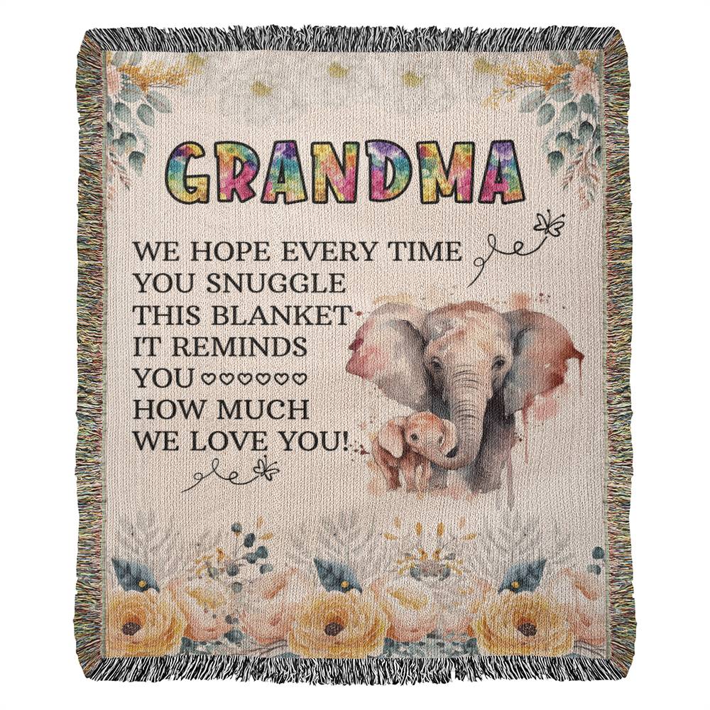 sentimental grandma blanket