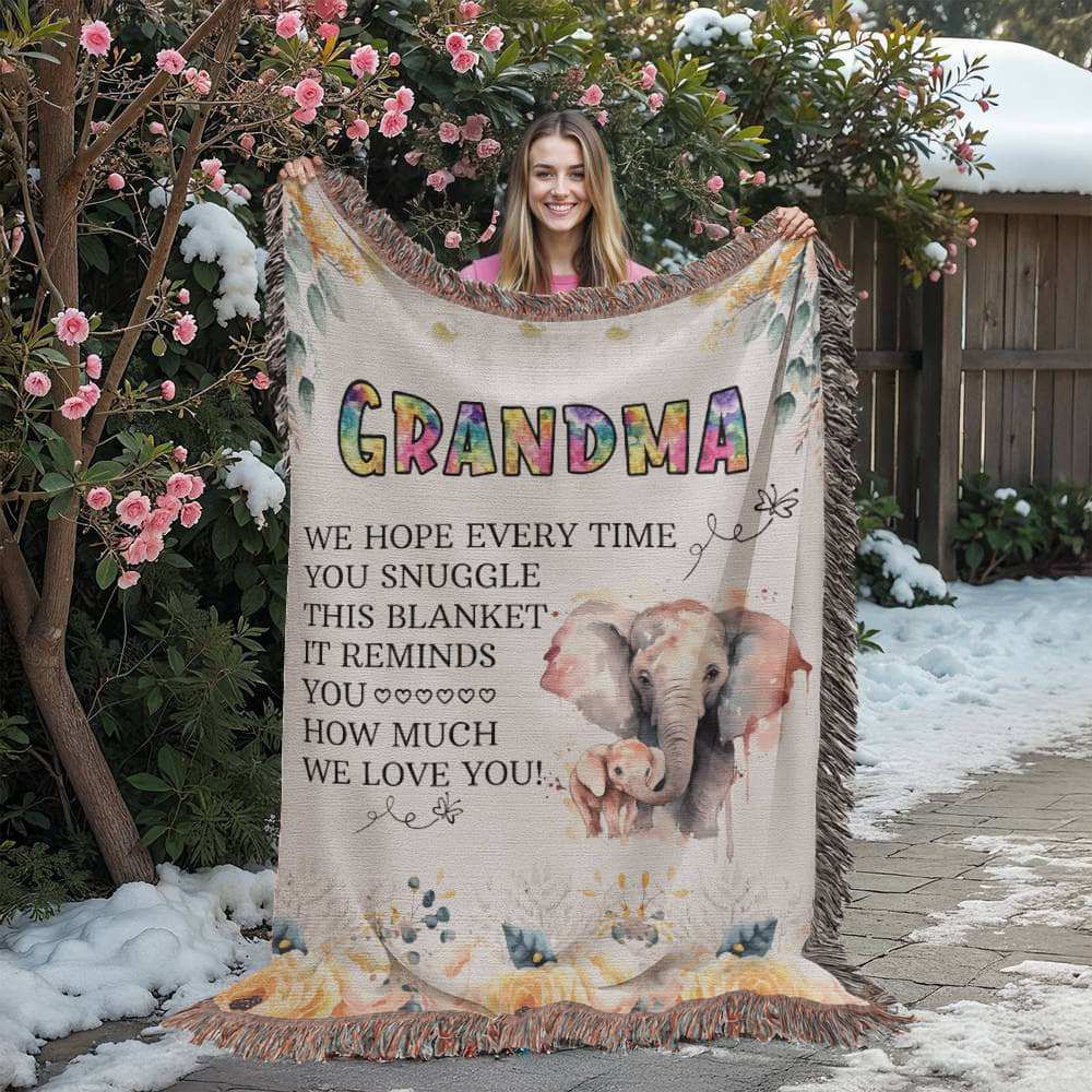 elephant blanket for grandma