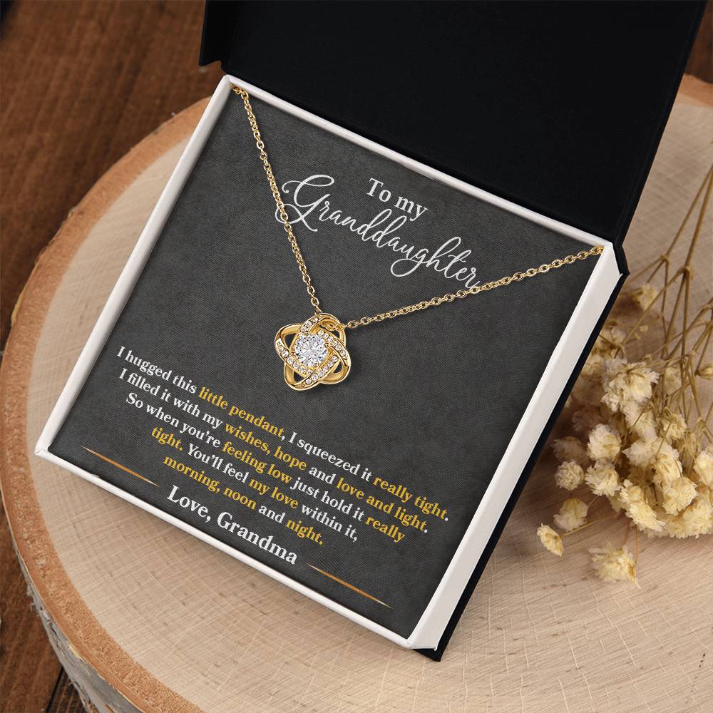 Granddaughter Necklace Gift – Sentimental Keepsake Pendant From Grandma