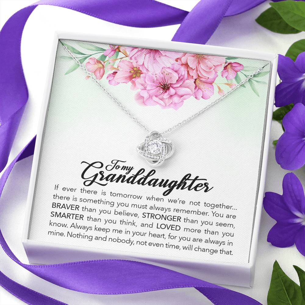Granddaughter Necklace Gift – Sentimental Keepsake Heart Jewelry