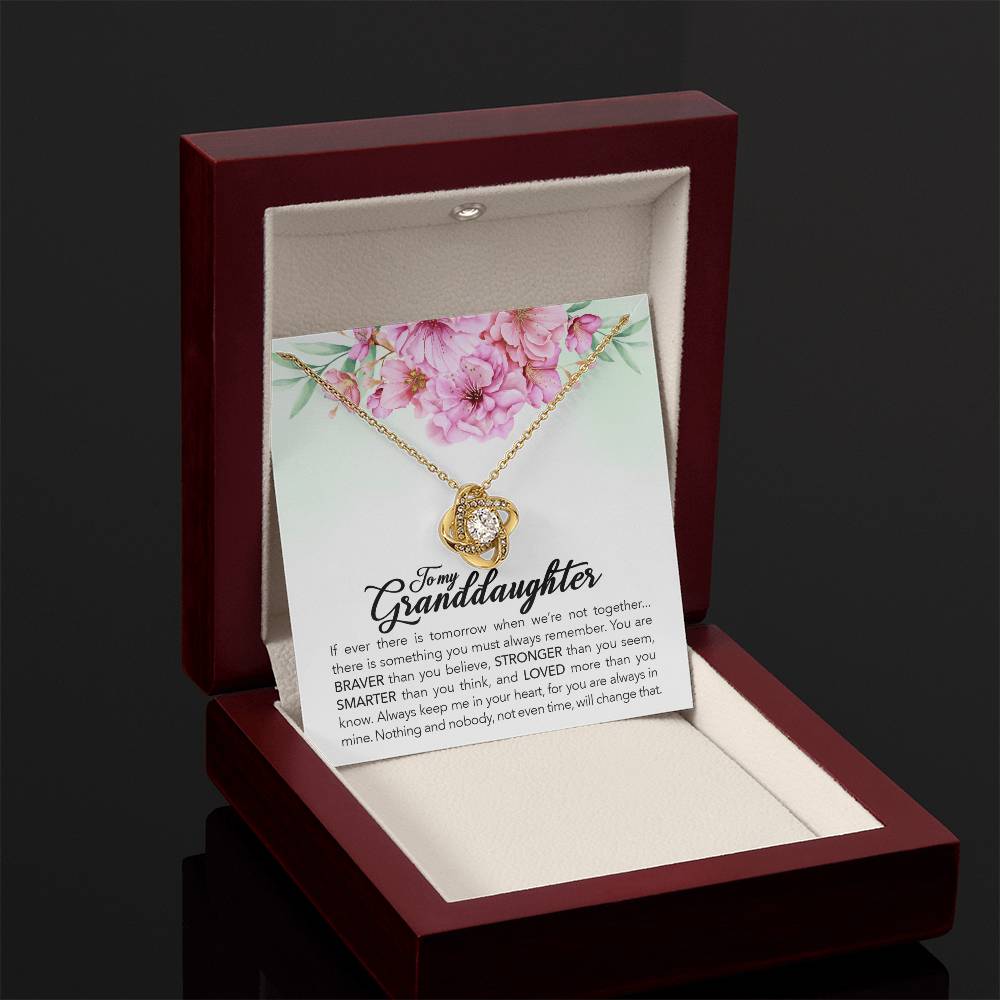 Granddaughter Necklace Gift – Sentimental Keepsake Heart Jewelry