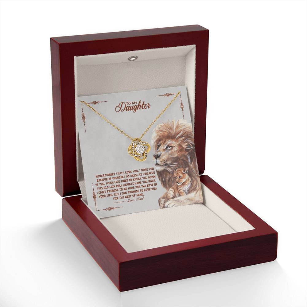 Daughter Gift From Mom – Sentimental Message Jewelry with Love Promise