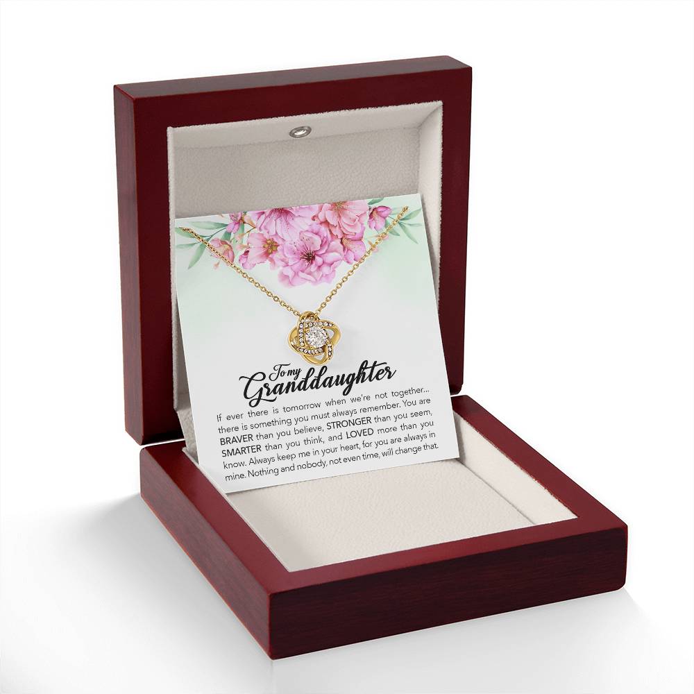 Granddaughter Necklace Gift – Sentimental Keepsake Heart Jewelry