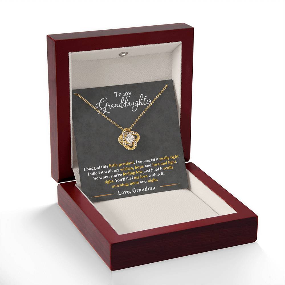 Granddaughter Necklace Gift – Sentimental Keepsake Pendant From Grandma