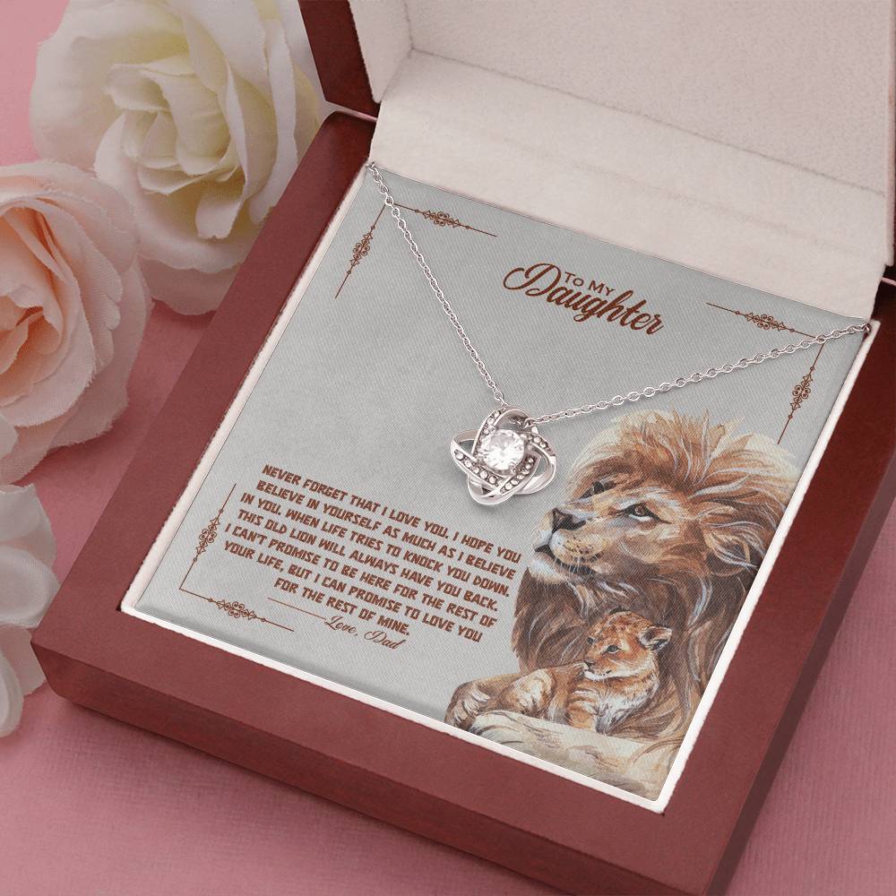 Daughter Gift From Mom – Sentimental Message Jewelry with Love Promise