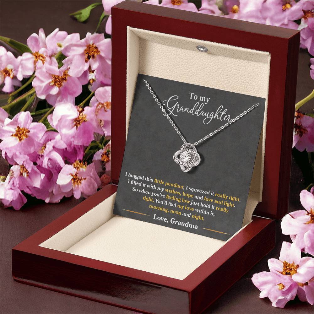 Granddaughter Necklace Gift – Sentimental Keepsake Pendant From Grandma